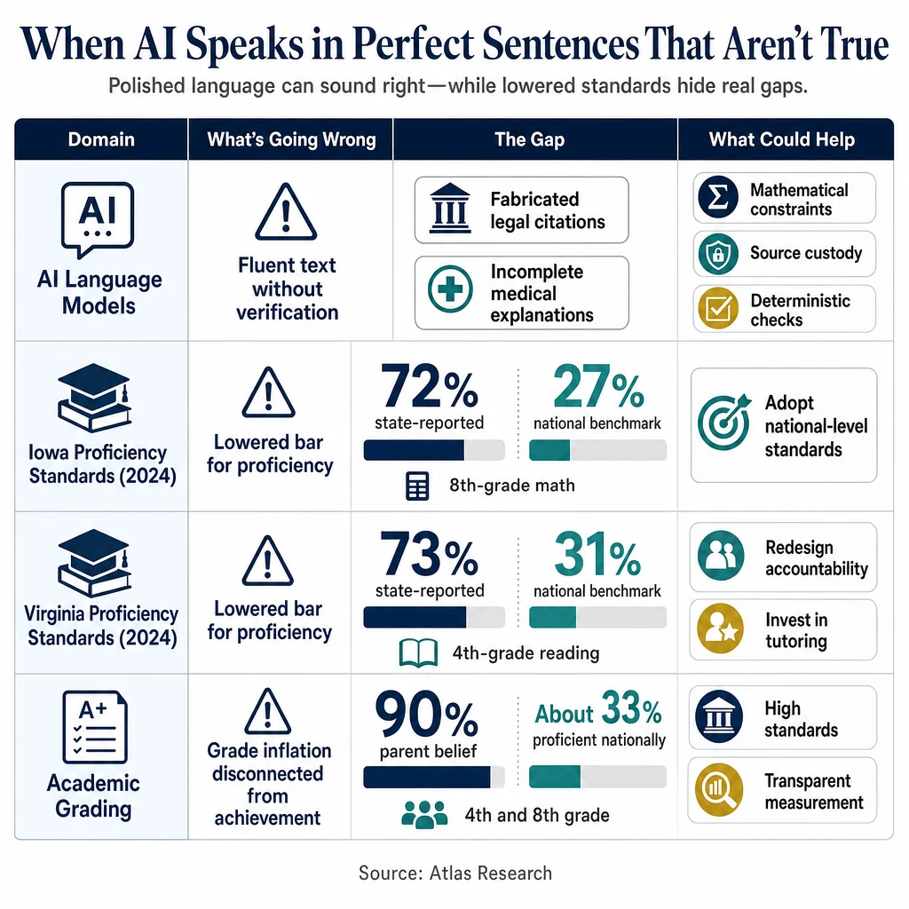 Infographic: When AI Speaks in Perfect Sentences That Aren't True
